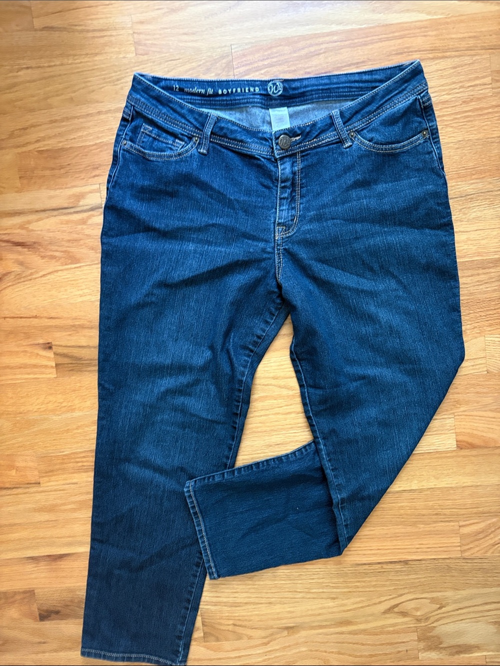 Everyday Dark Blue Boyfriend Jeans